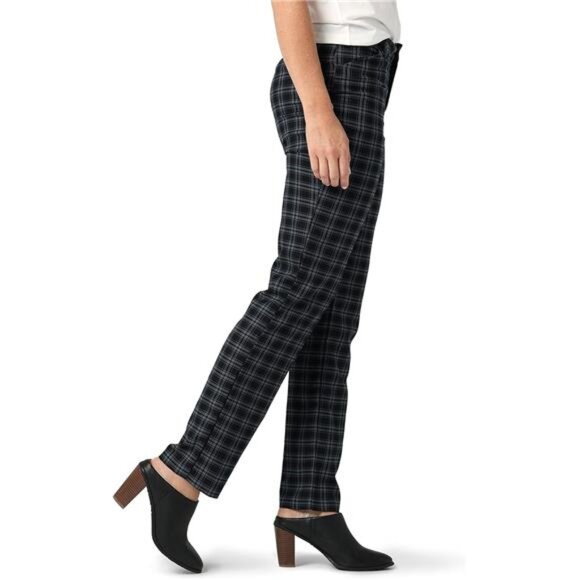 Women's Wrinkle-Free Relaxed Fit Straight Leg Pants - Picture 2 of 7